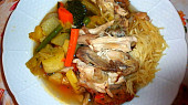Poulet au pot (Kuře v hrnci)