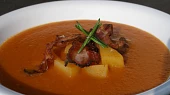 Rajčatovo - bramborová polévka