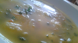 Rychlá polévka s krupicovými nočky od M.D.Rettigové