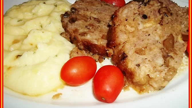 Sekaná se šunkovou pěnou a houbami, Sekaná se šunkovou pěnou a houbami