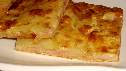 Slaný koláč s brambory