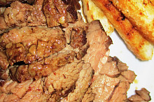 Steak z hovězího pupku – flank steak