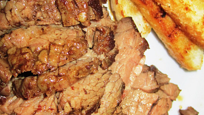 Steak z hovězího pupku – flank steak, Steak z hovězího pupku – flank steak