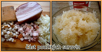 Sterilované zelí dušené v papiňáku