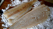 "Aztécká"ryba v solamylové kůrce, hustě obalíme v solamylu a prudce osmažíme