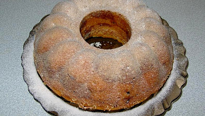 Bábovka s jogurtem a skořicí, bez vajec