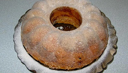 Bábovka s jogurtem a skořicí, bez vajec