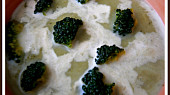Brokolicová polévka II, detail polévky