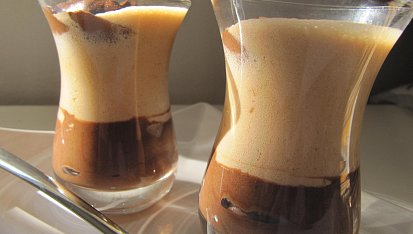 Černobílá čokoládová pěna MOUSE AU CHOCOLAT