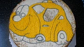 Dort auto pro Davídka, a vybarvujem