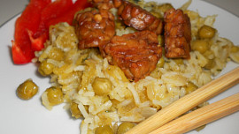 Dýně s rýží a tempehem