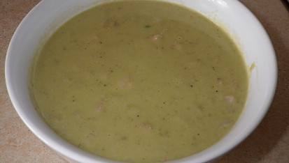 Hrášková polévka podle Pohlreicha, můj výsledek