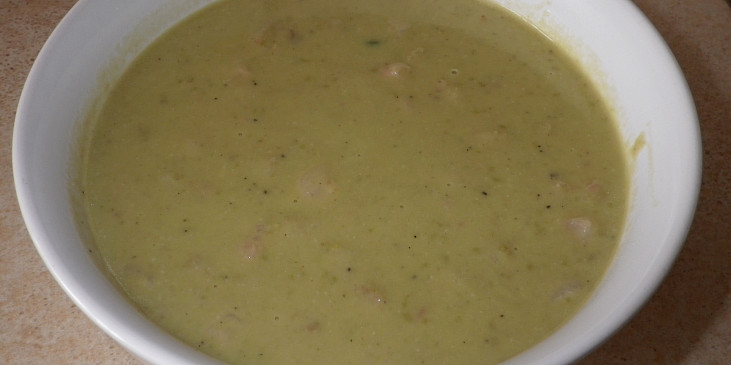 Hrášková polévka podle Pohlreicha (můj výsledek)