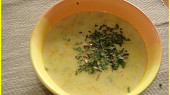 Jáhlovo-sýrová polévka
