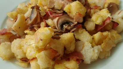 Knedlík s houbami, Knedlík s houbami