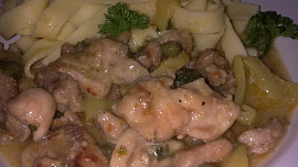 Kuřecí prsíčka s petrželkou a kapary