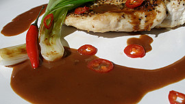 Kuřecí s čokoládovou omáčkou