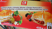 Listové čtverce s pudinkem a mandarinkou (plátkové těsto)