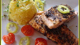 Lososový steak
