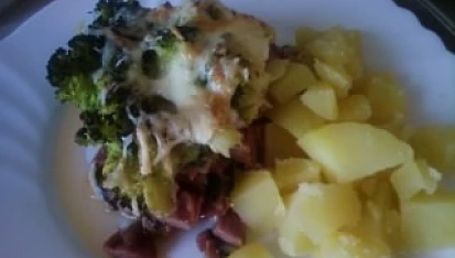 Zapékaná brokolice s anglickou slaninou