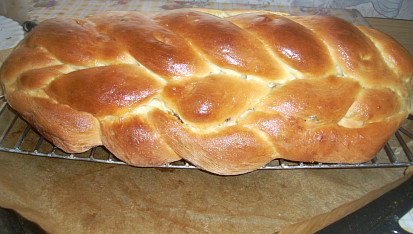 Vánočka III., upečená
