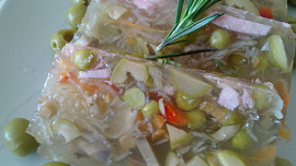 Nenáročný, žampionovo - zeleninový rosol