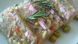 Nenáročný, žampionovo - zeleninový rosol