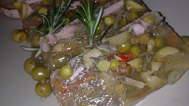 Nenáročný, žampionovo - zeleninový rosol