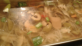 Nenáročný, žampionovo - zeleninový rosol