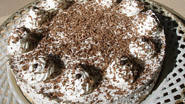 Nepečený Stracciatella dort