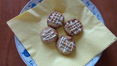 Ořechovo - brusinkové keksy, jiná varianty