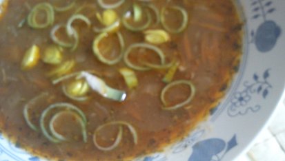 Slepičí dršťková polévka, Dršťková podle Andy