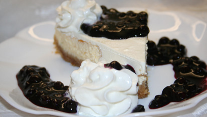 Snadný a lahodný cheescake s borůvkami podle Lízy