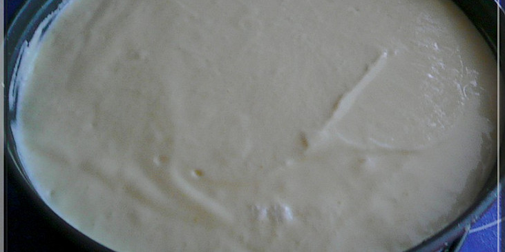 Tvaroho makový dortořez (nanesená tvarohová hmota)