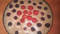 Vanilkovo-čokoládový pudinkový dortík
