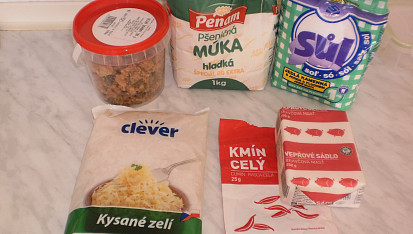 Zelné placky, Potřebné suroviny