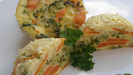 Bábovičky z mrkve a brokolice