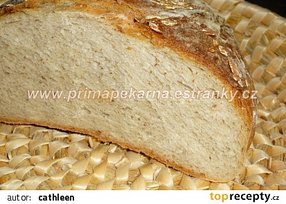 "Bajvočko" (podmáslový chléb s pizza moukou)