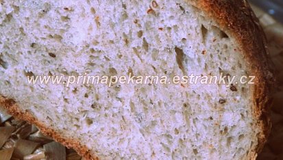 "Bajvočko" (podmáslový chléb s pizza moukou)