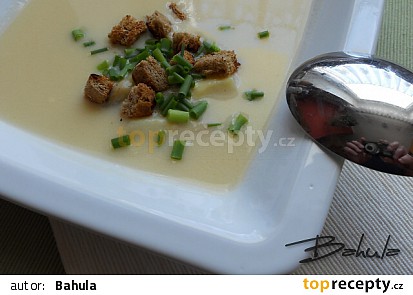 Chřestová polévka s krutony