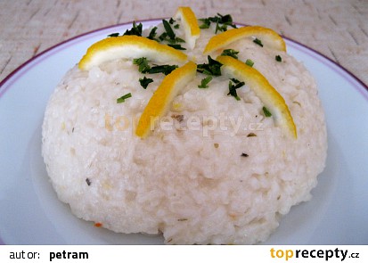Citronové rizoto bez mléka a vajec