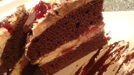 Čoko tvarohový dort