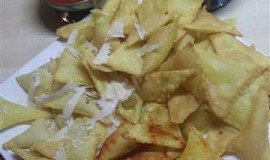 Domácí nachos-kukuřičné chipsy