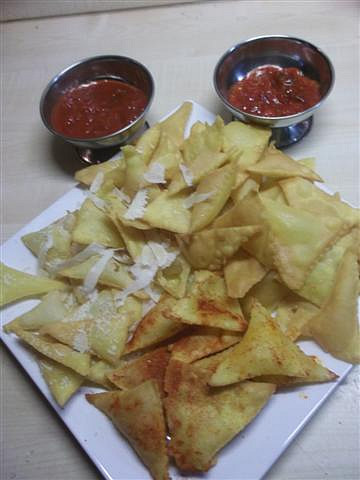 Domácí nachos-kukuřičné chipsy