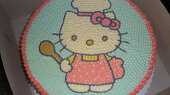 Dort Hello Kitty (hotovo s vybarvením)