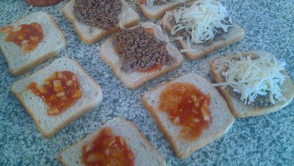 Toasty s mletým masem