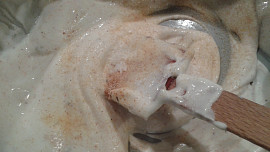 Houby zapečené v bylinkovém jogurtu