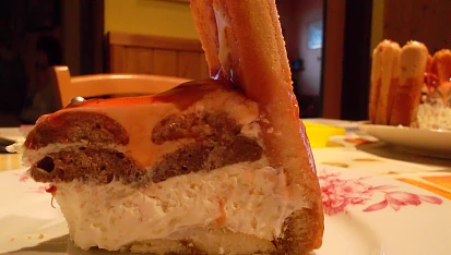 Jahodové "tiramisu"