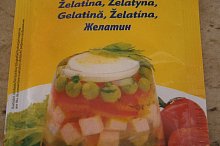 detail použité želatiny