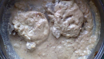 Kotleta "cheese and milk"